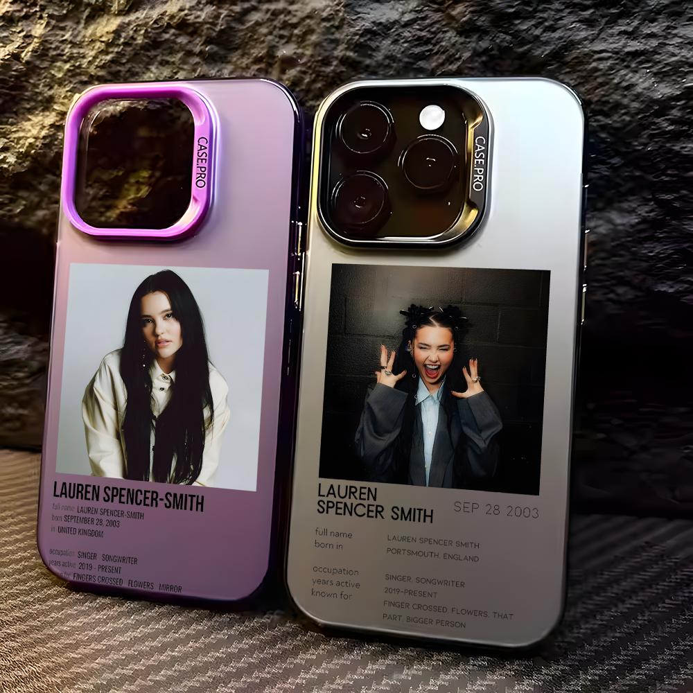 Matte Pc Case - เคสโทรศัพท์นักร้อง l-Lauren Spencer Smith สำหรับ iPhone