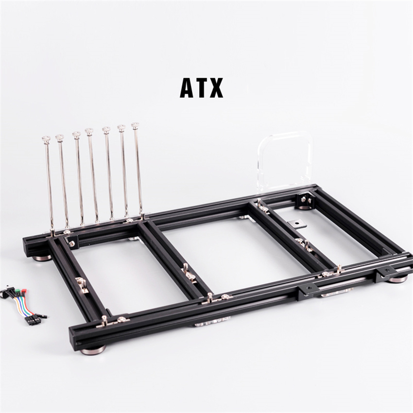 Aluminum Open Frame Test Bench Water Cooling - ATX PC ม้านั่งทดสอบอะลูมินัมอัลลอยเคสคอมพิวเตอร์ Cooling เปิดกรอบ Overclock
