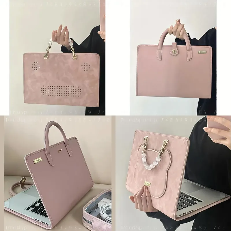 Computer Case - กระเป๋าแล็ปท็อปแบบพกพา ซองป้องกันสำหรับคอมพิวเตอร์ขนาด 14 15 16 นิ้ว