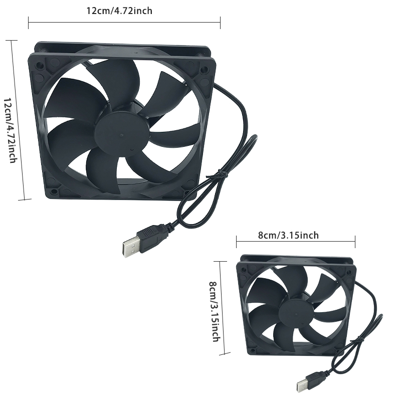 8/12 ซม.12V USB Powered คอมพิว - Pc Chassis บทวิจารณ์และราคา
