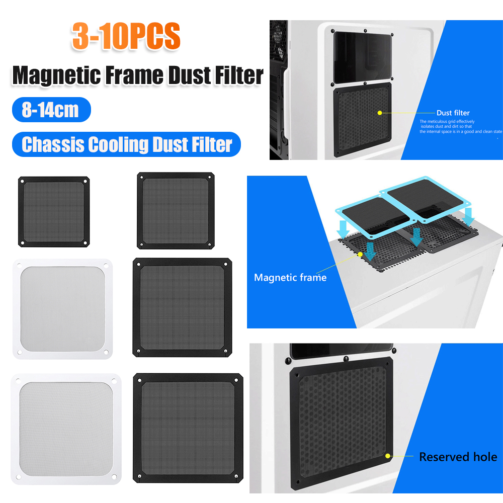 แผ่นกรองฝุ่นแม่เหล็กสำหรับพัดล - Dust Filter Pc บทวิจารณ์และราคา