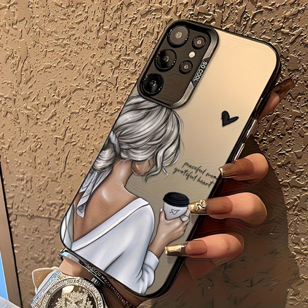 เคสโทรศัพท์พิมพ์ลายสาวน้อยใจดี - Matte Pc Case บทวิจารณ์และราคา