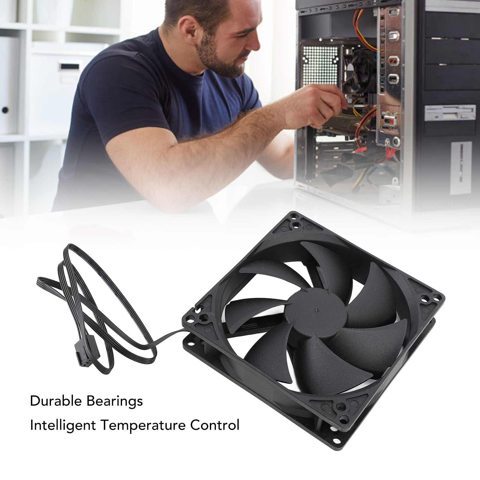 พัดลมเคสคอมพิวเตอร์ขนาด 100 มม - Case Fan Controller บทวิจารณ์และราคา