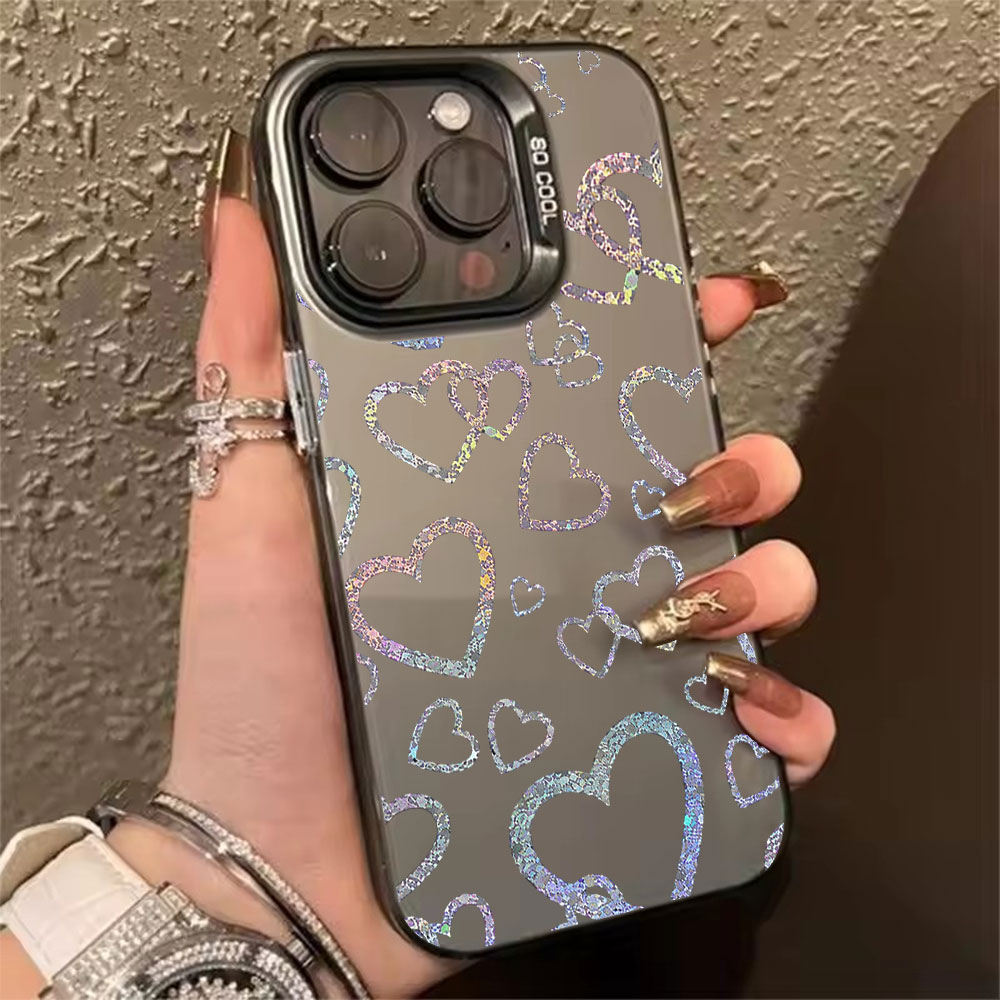 เคสลายหัวใจสีสันสดใส สำหรับ iP - Matte Pc Case บทวิจารณ์และราคา