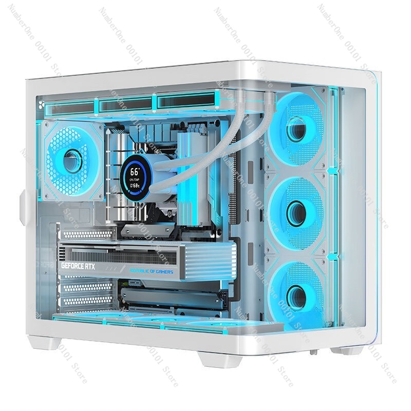 เคสคอมพิวเตอร์ตั้งโต๊ะกระจกโค้ - Atx Case บทวิจารณ์และราคา